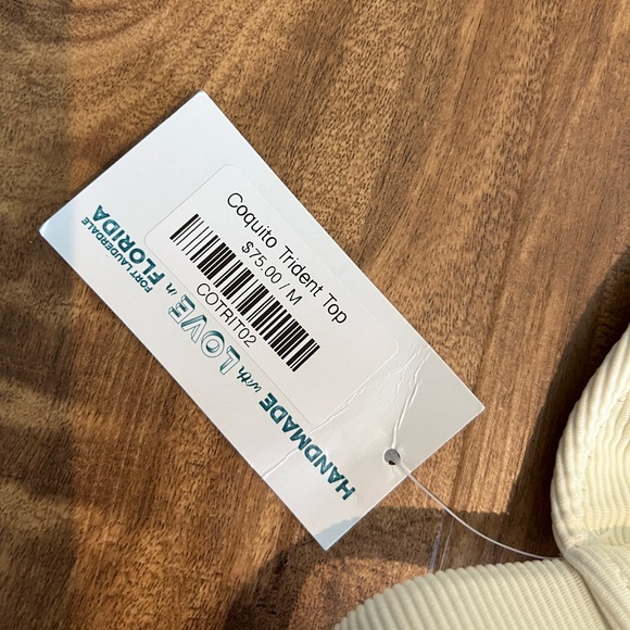 NWT Jypsea Local Coquito Slack Tide Bottom and Trident Top Bikini Set, Size M - Picture 3 of 5